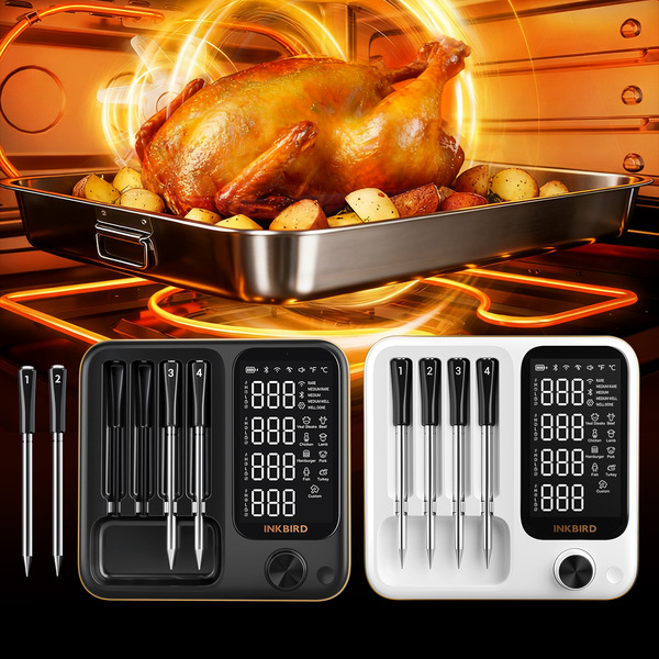 INKBIRD INT-14-BW - 4-Probe Smart Wireless Meat Thermometer