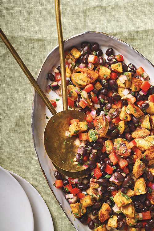 Plantain and Black Bean Salad