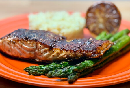Griddled Salmom