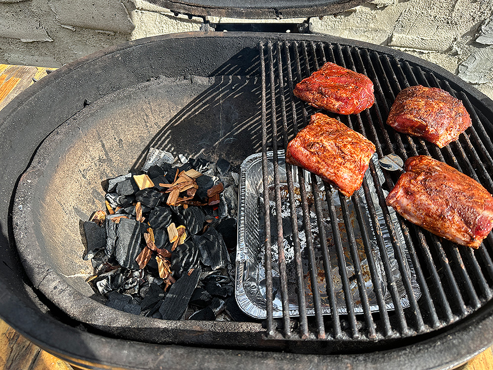 Pork Wings on the Grill