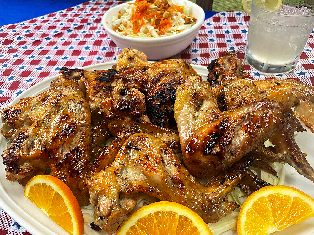 Honey-Glazed Hong Kong Wings
