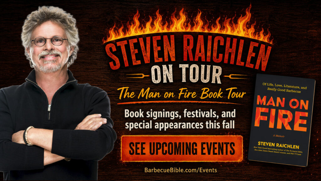 Steven Raichlen - Man on Fire Book Tour