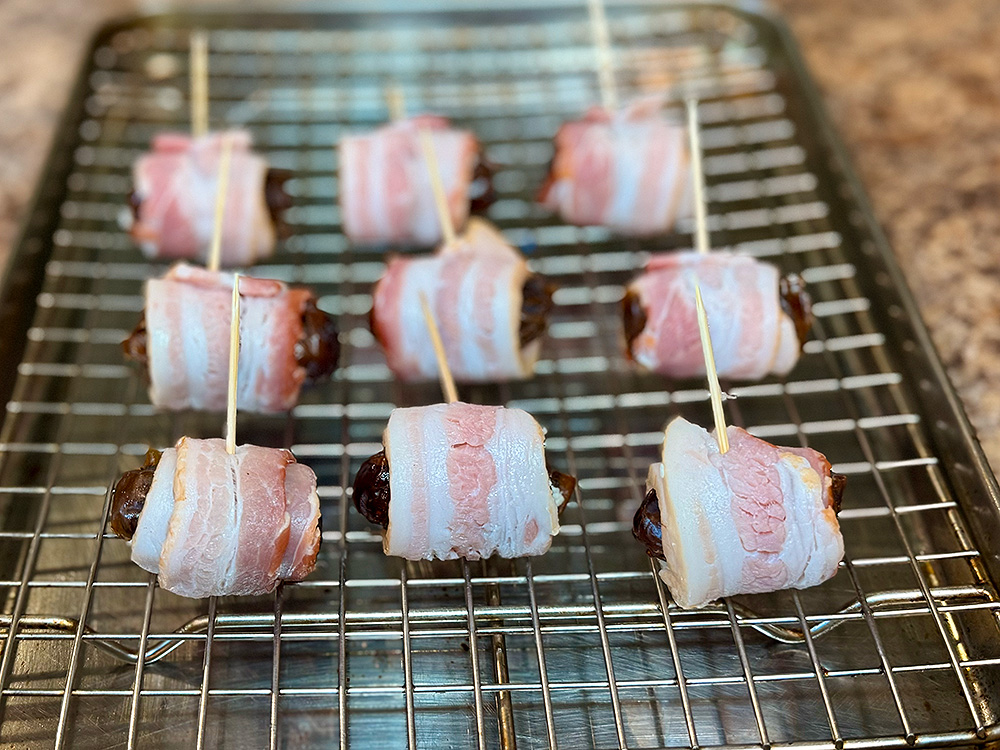 Bacon Wrapped Dates