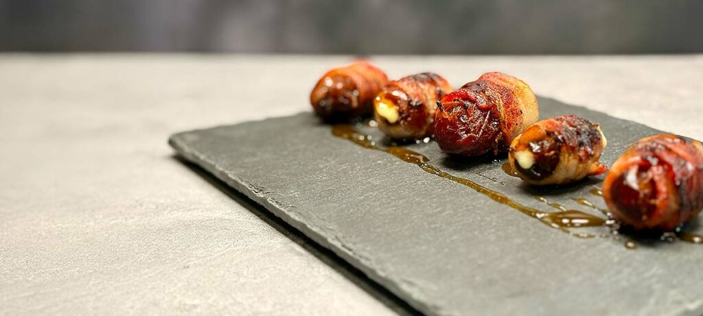 Back to Basics: A Hot Date with Bacon, Blue Cheese, and Hot Honey