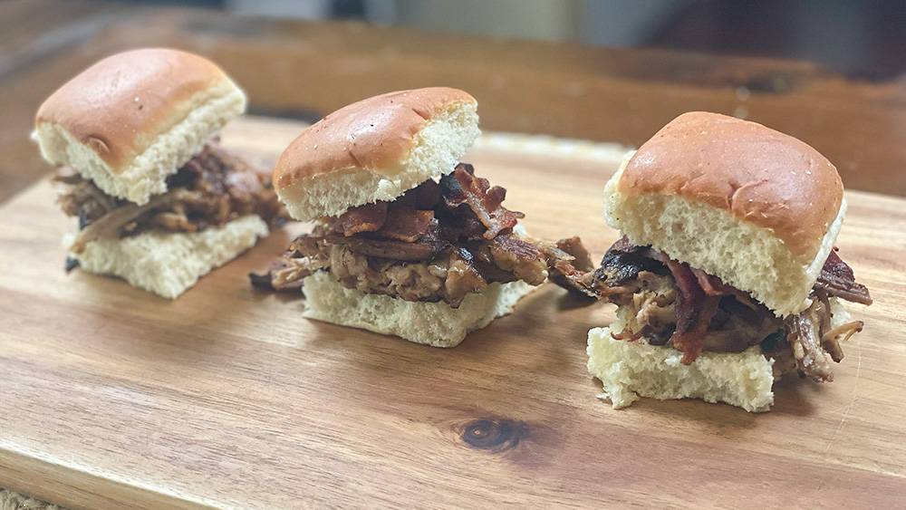 Back to Basics: Crispy Pulled Pork Bacon Sliders