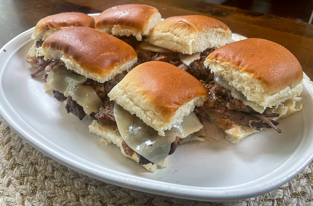 Big Beef Flavor, Little Buns: Smoked Chuck Roast Sliders